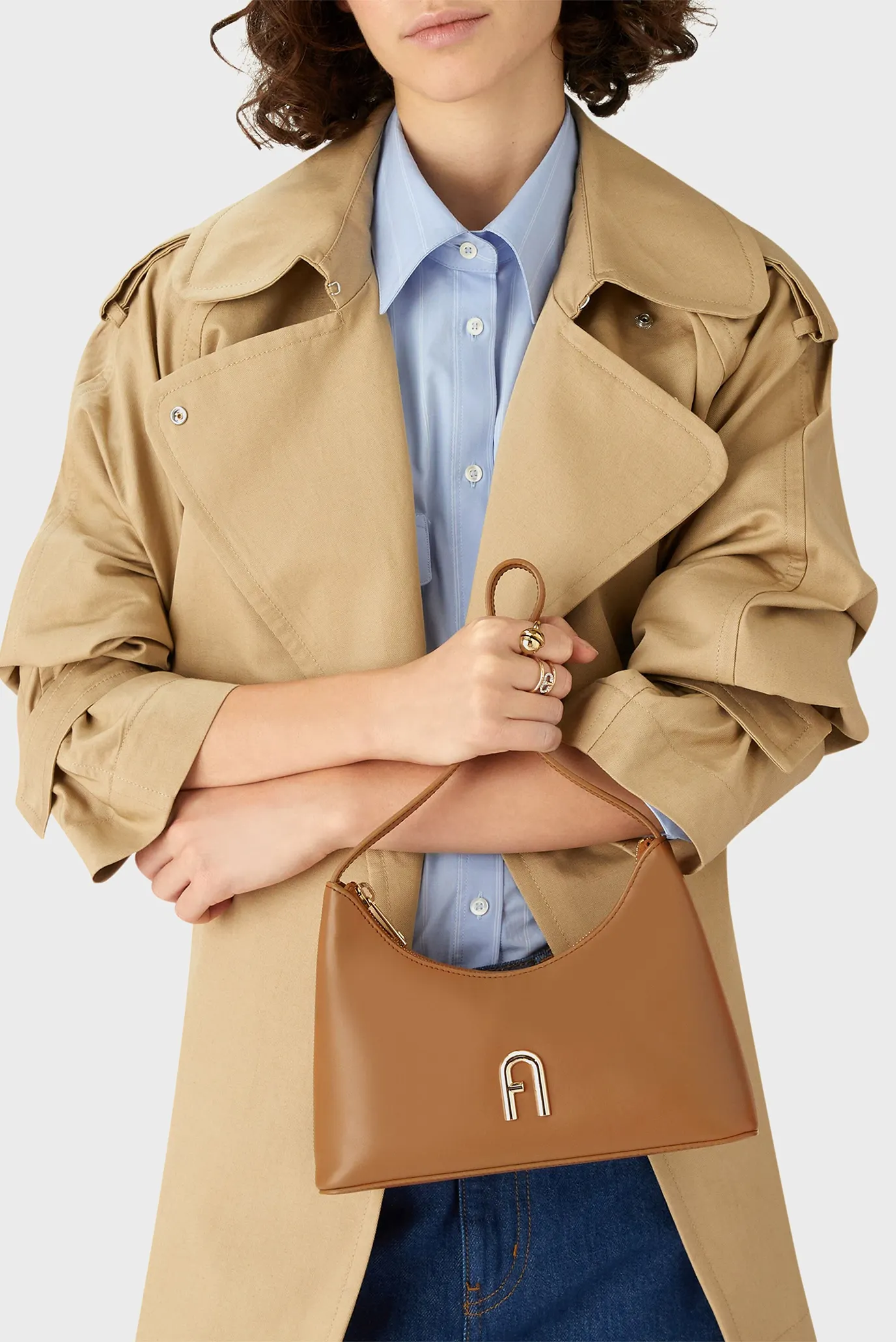 Жіноча руда шкіряна сумка 7