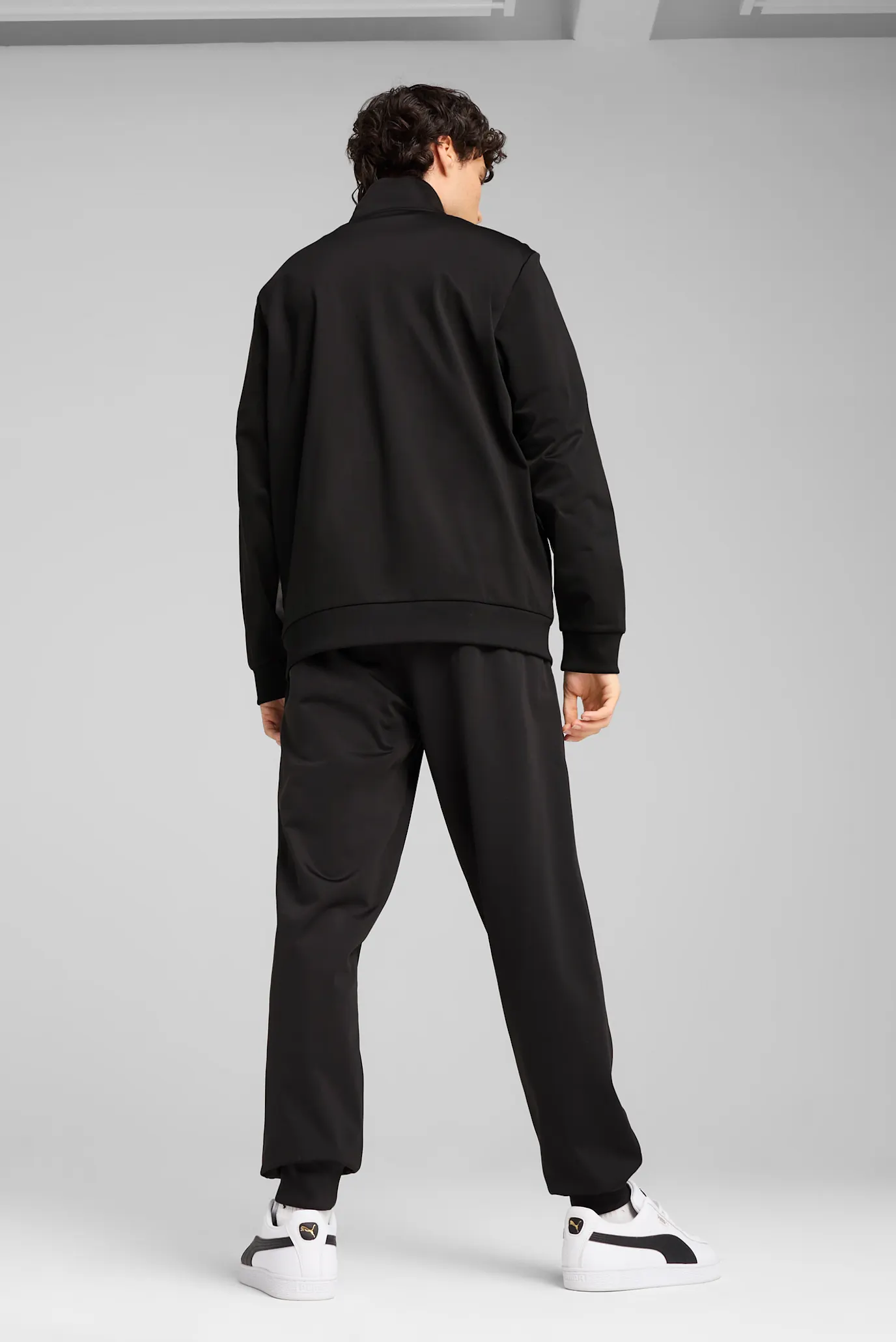 Чоловічий чорний спортивний костюм (кофта, штани) PUMA Poly Colourblock Suit Men 3