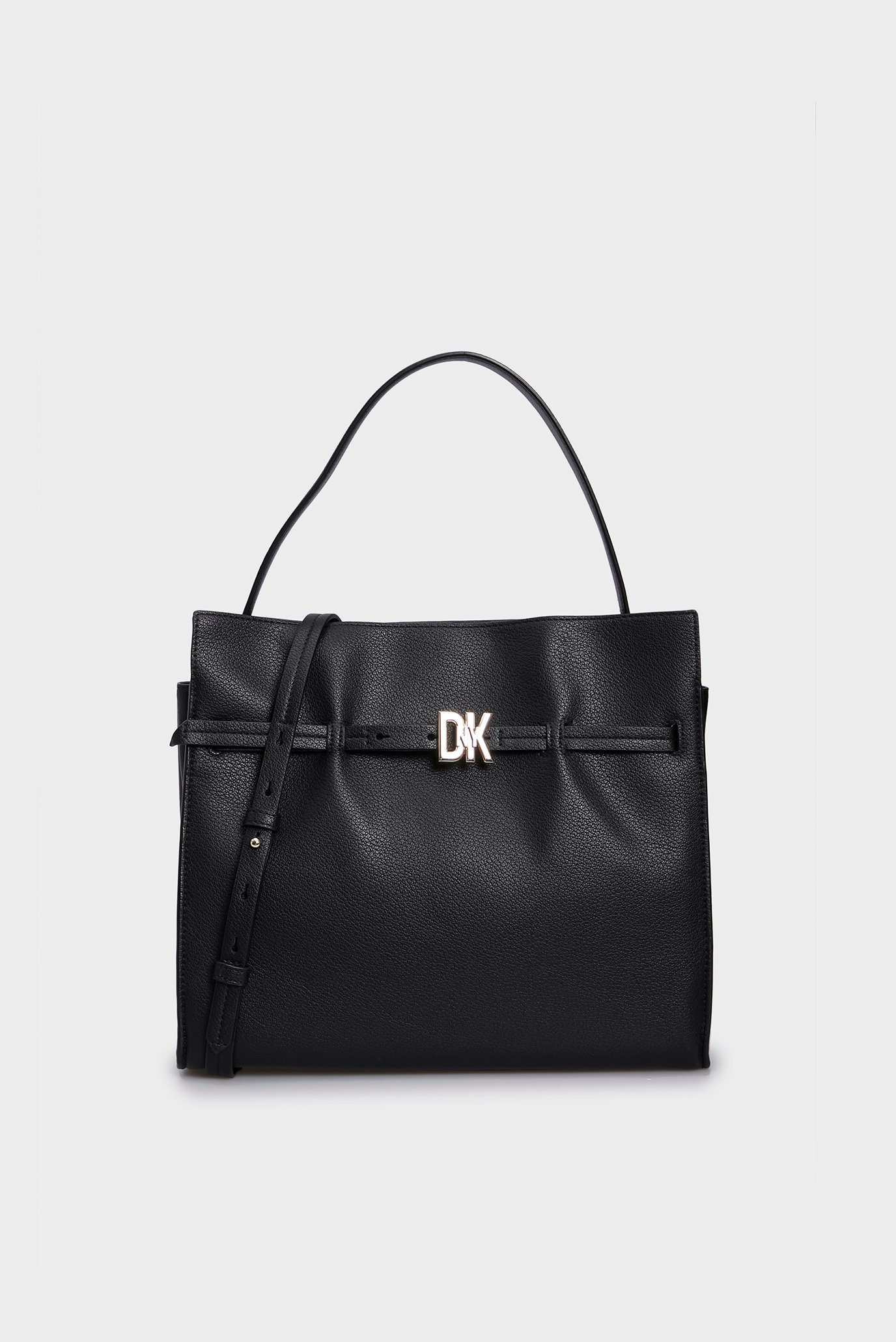 Жіноча чорна шкіряна сумка BUSHWICK 1