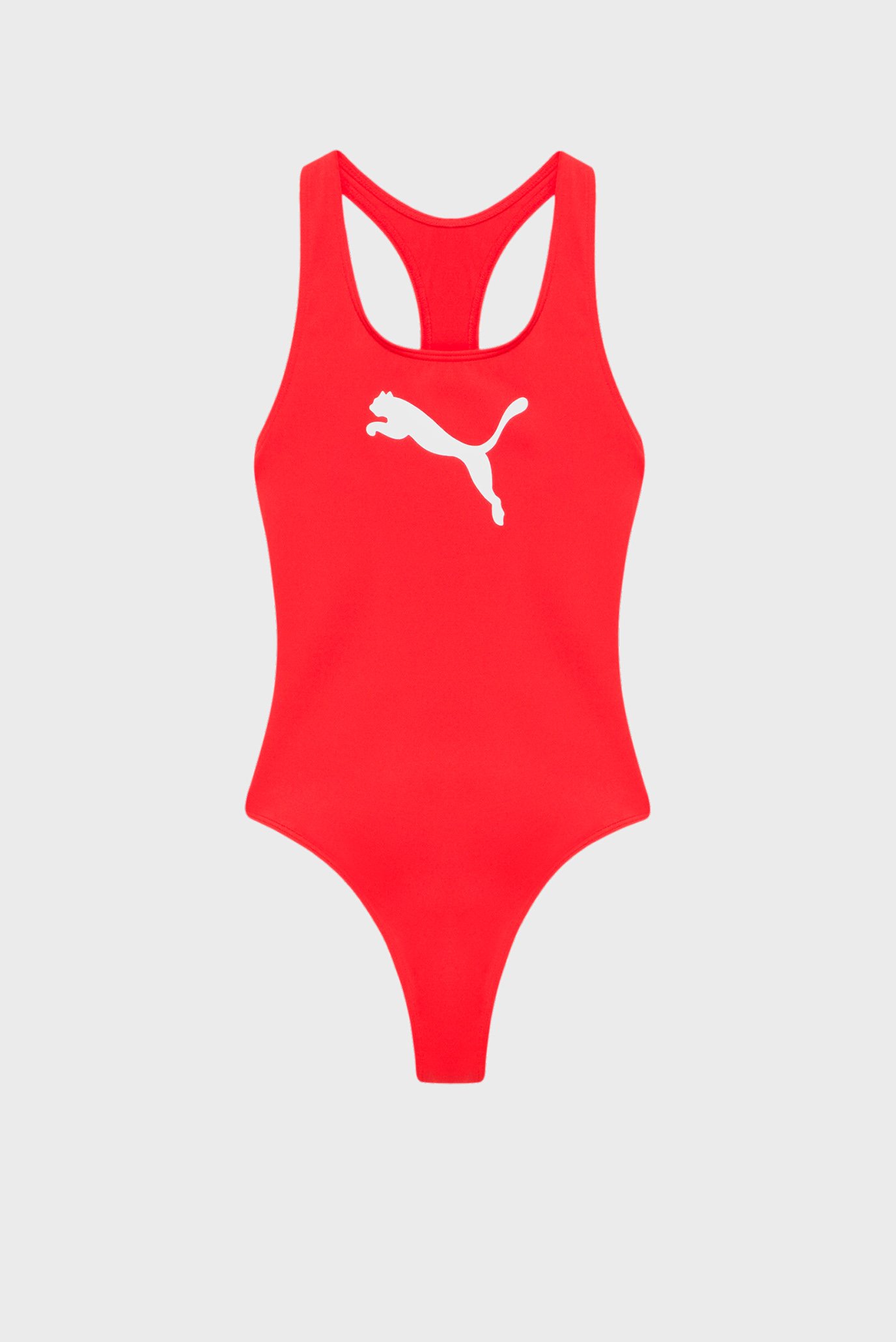 Детский красный купальник PUMA Girls’‎ Racerback Swimsuit 1