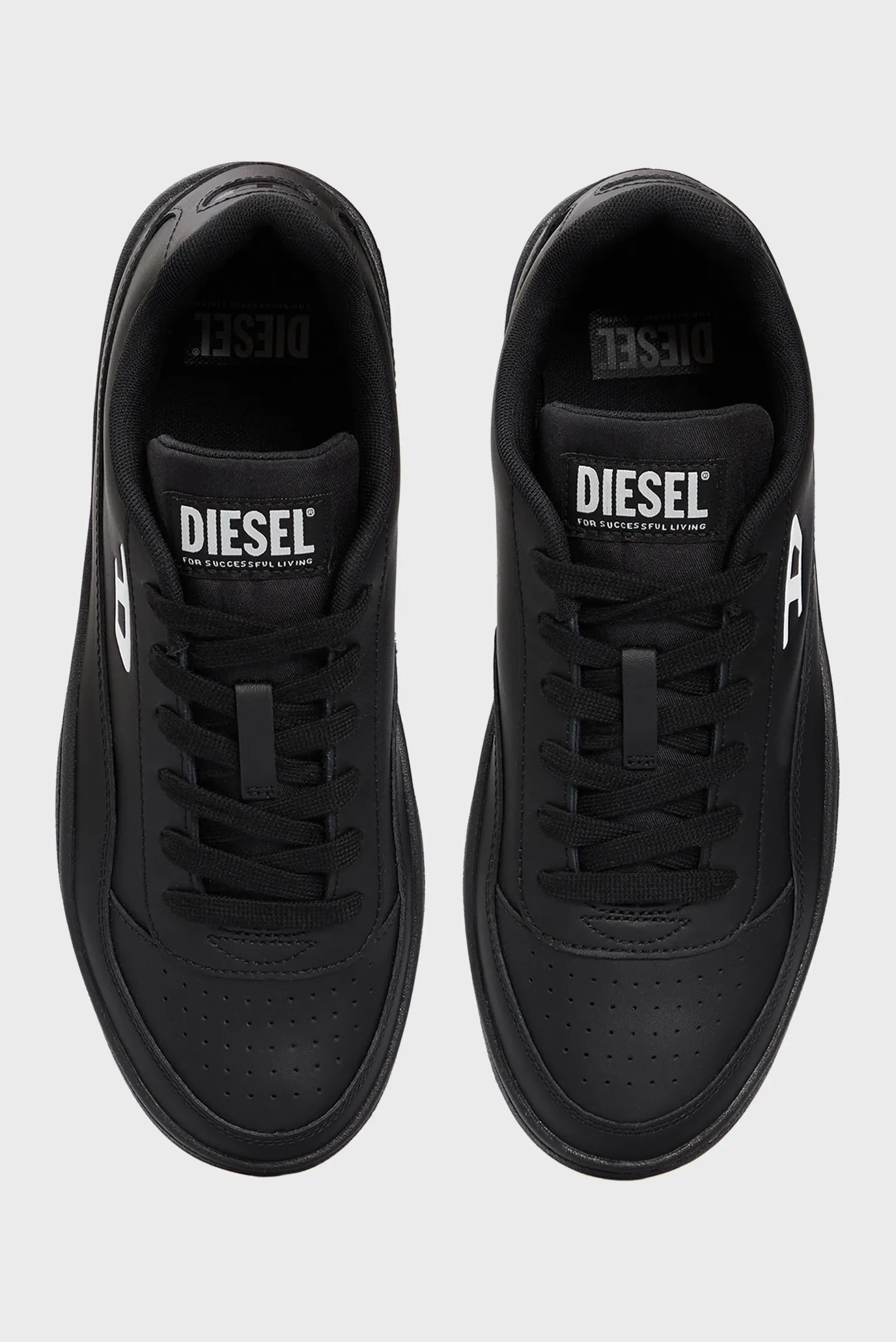 Чоловічі чорні шкіряні снікерси TRACKER-D 5