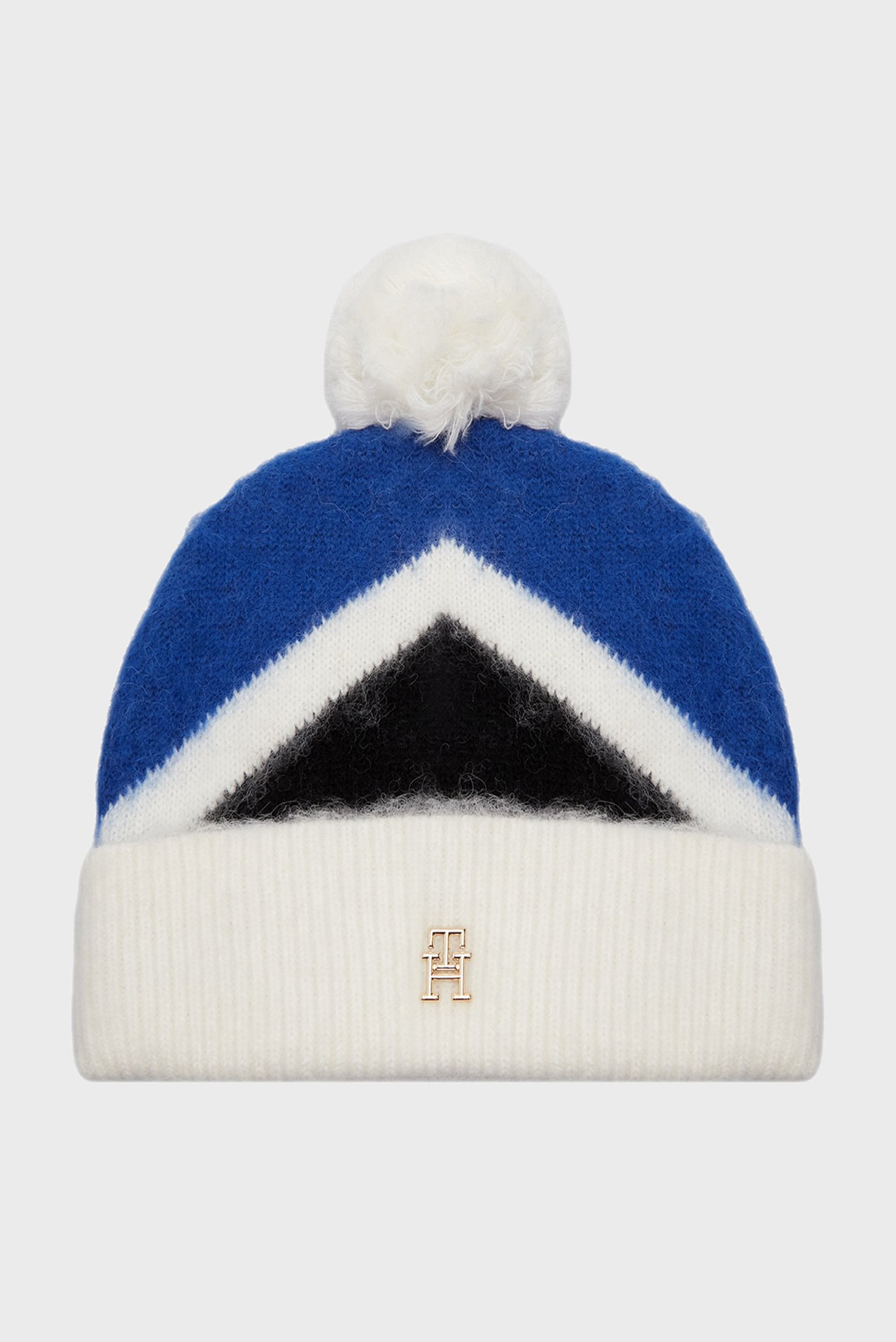 Жіноча шапка TH EVENING POMPOM BEANIE ARGYLE 1