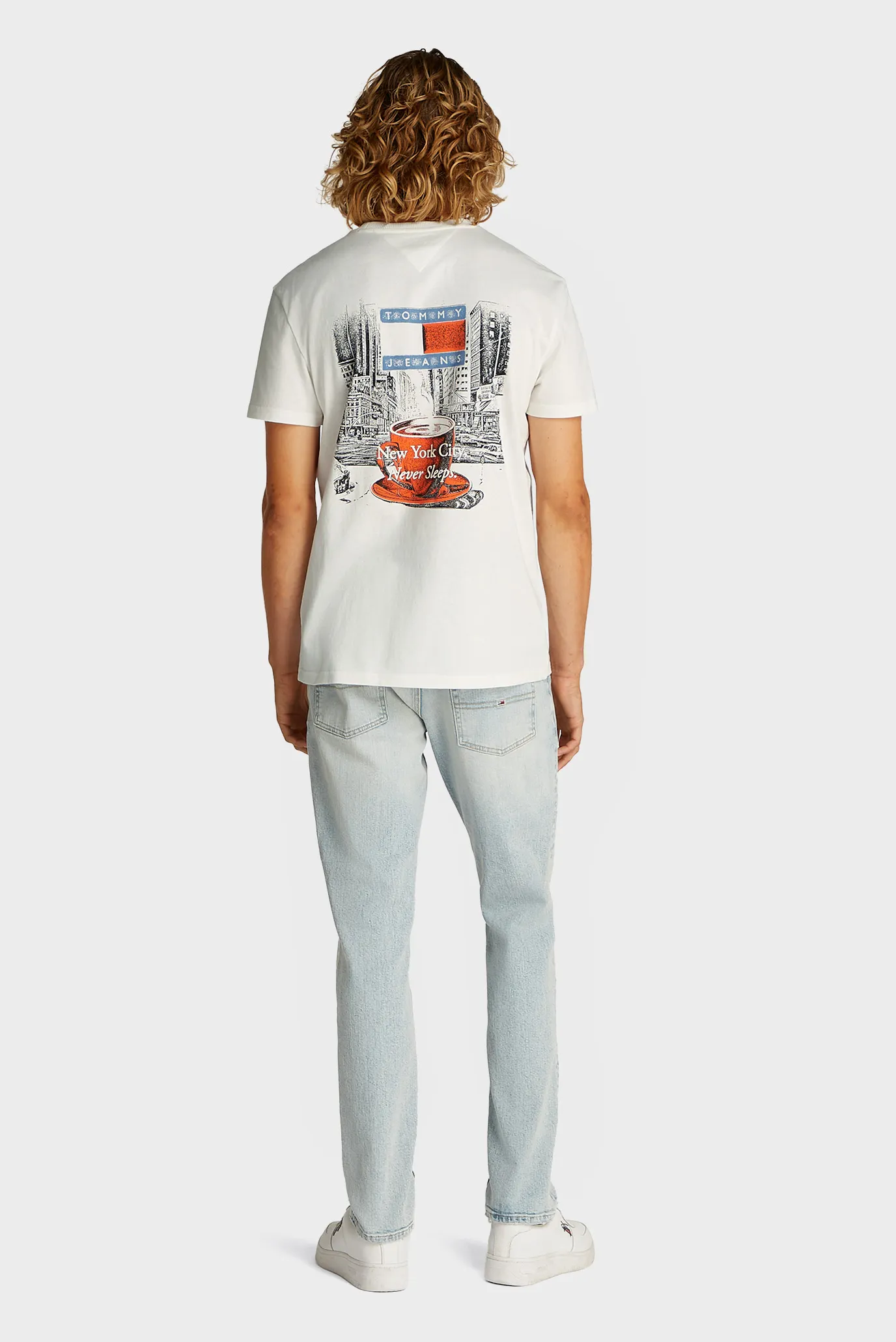 Чоловіча біла футболка TJM REG NOVELTY 3