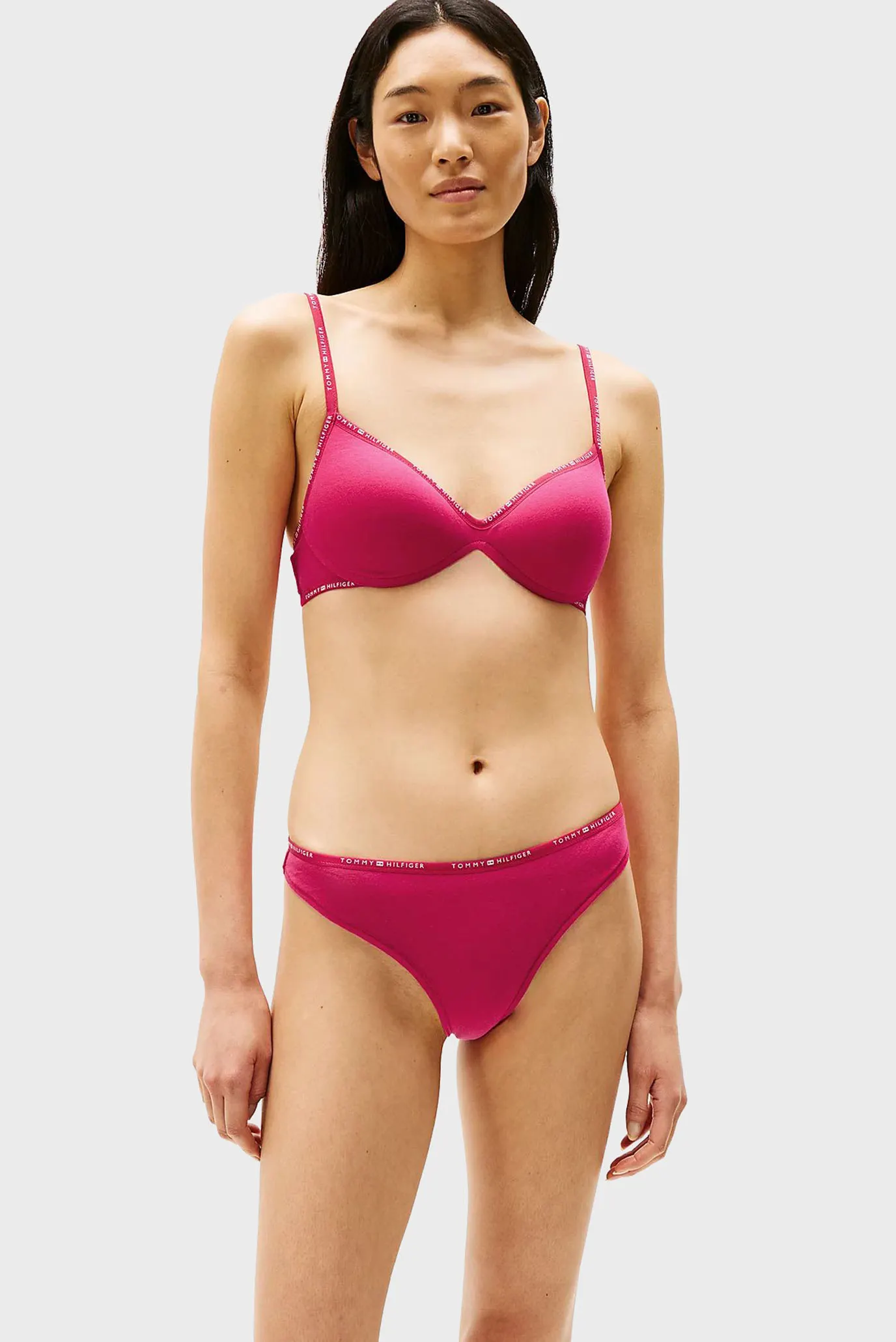 Жіночий малиновий бюстгальтер WIRELESS PUSH UP BRA 1