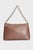 Жіноча коричнева шкіряна сумка CASUAL CHIC