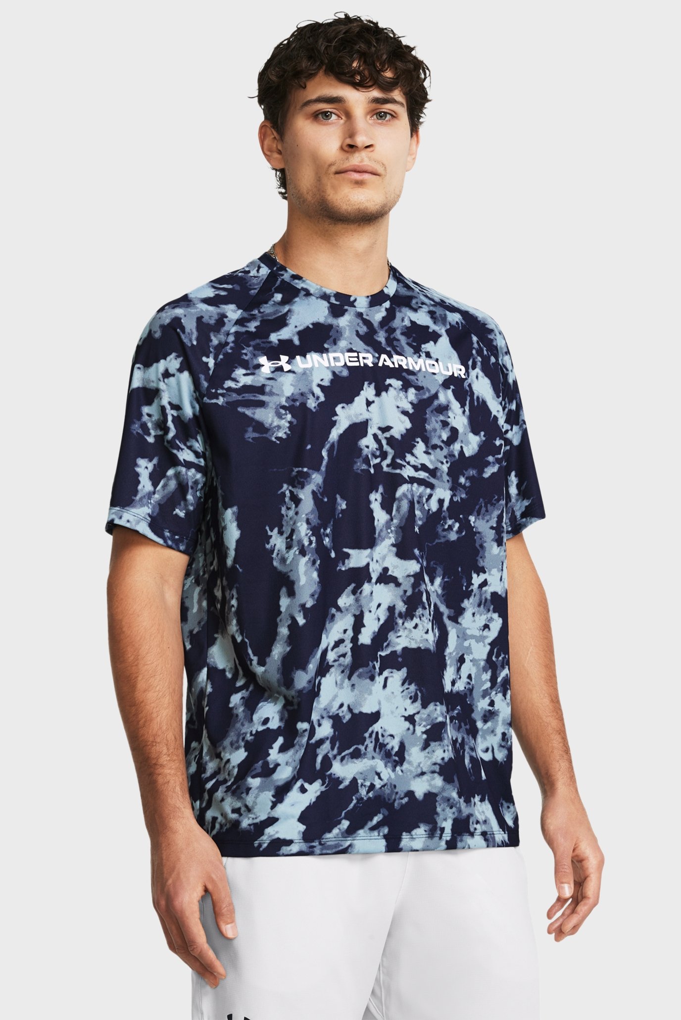 Мужская футболка UA TECH ABC CAMO SS 1