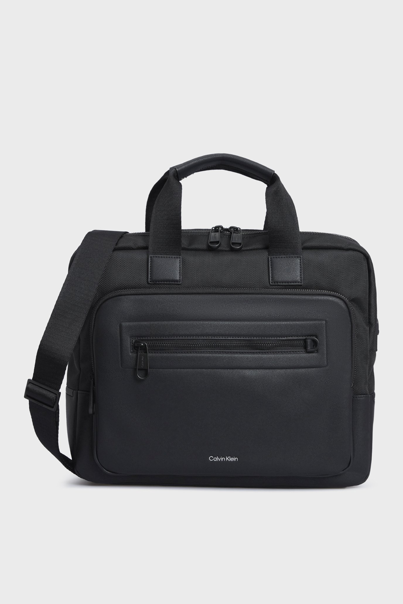 Мужская черная сумка для ноутбука CK ELEVATED LAPTOP BAG 1
