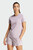 Жіноча бузкова футболка Essentials Slim 3-Stripes