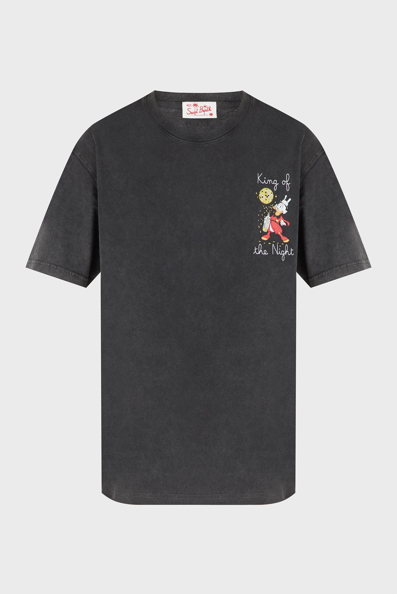 Чоловіча темно-сіра футболка JACK Saint Barth х Disney 1