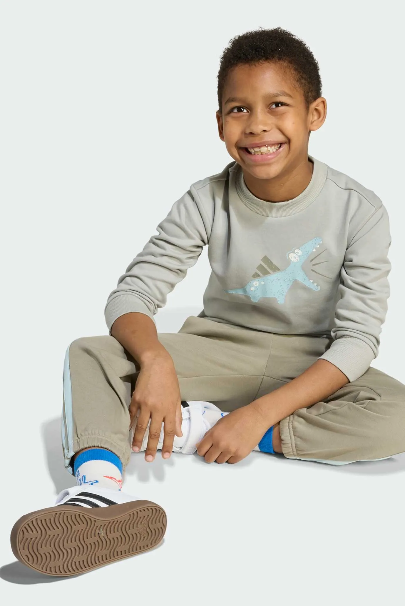 Детский спортивный костюм (свитшот, брюки) Seasonal Essentials Adiraptor Fleece Little Kids 4