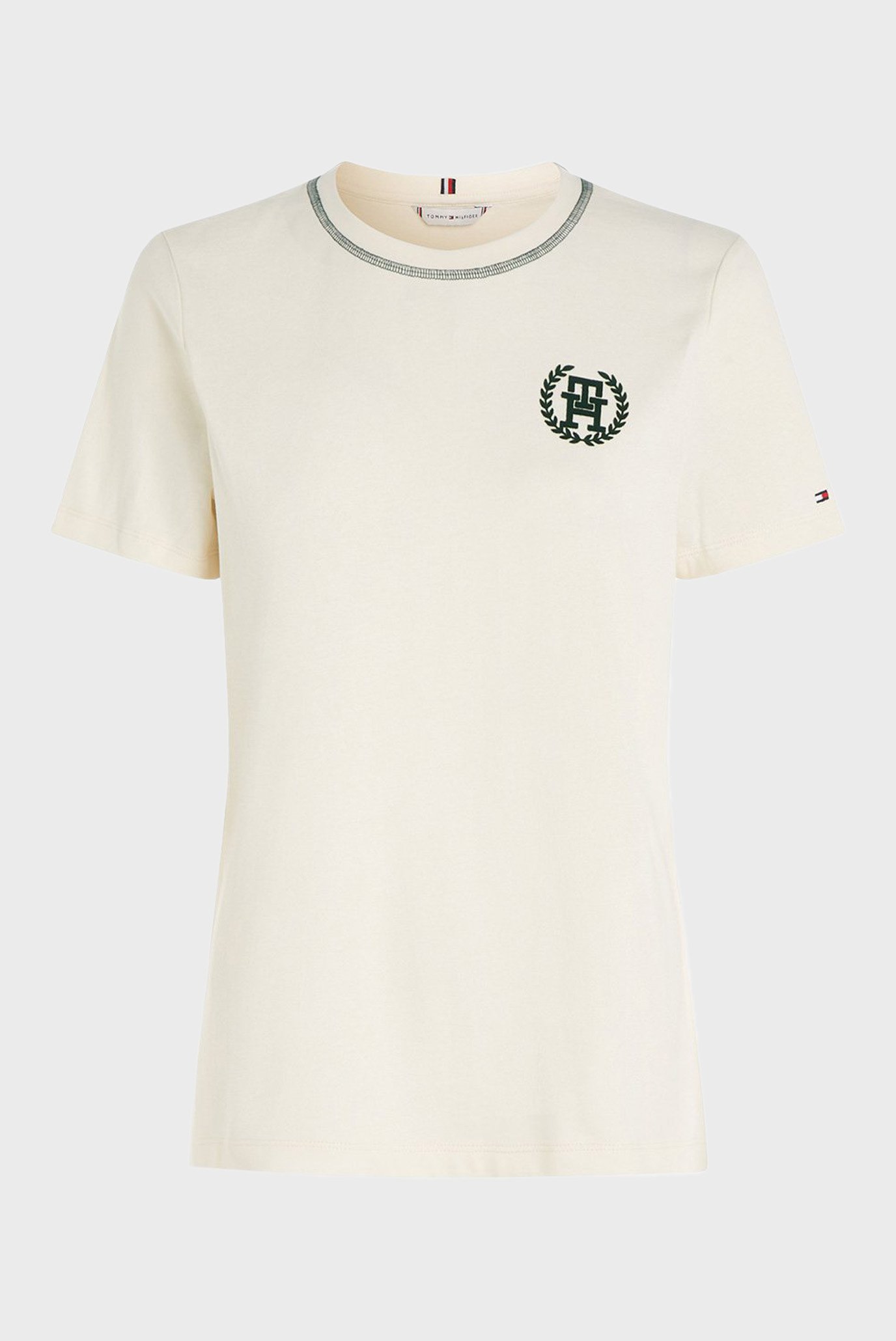 Женская белая футболка REG IMD LAUREL C-NK SS 1