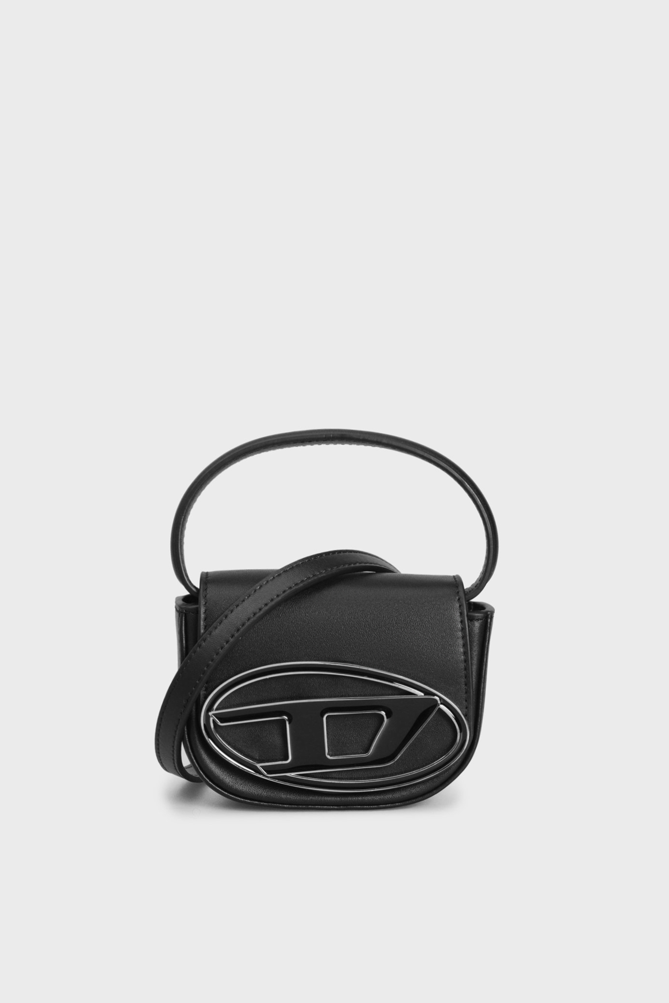 Женская черная кожаная сумка 1DR Черный ONESIZE Diesel X08709 PR818 Женская черная кожаная сумка 1DR Черный ONESIZE Diesel X08709 PR818
