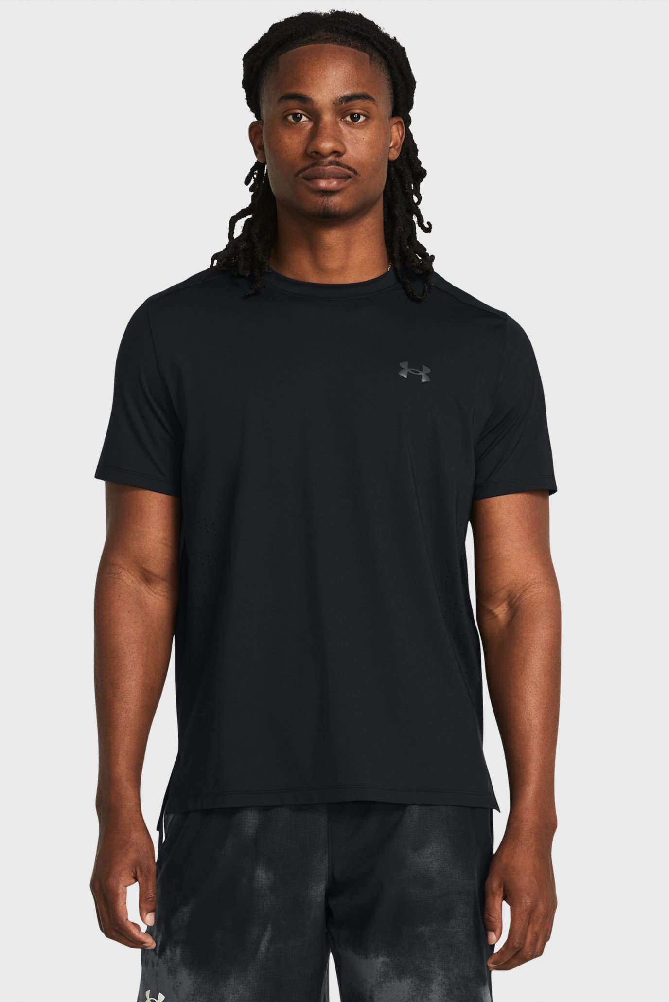 Мужская черная футболка UA Launch Elite Shortsleeve 1