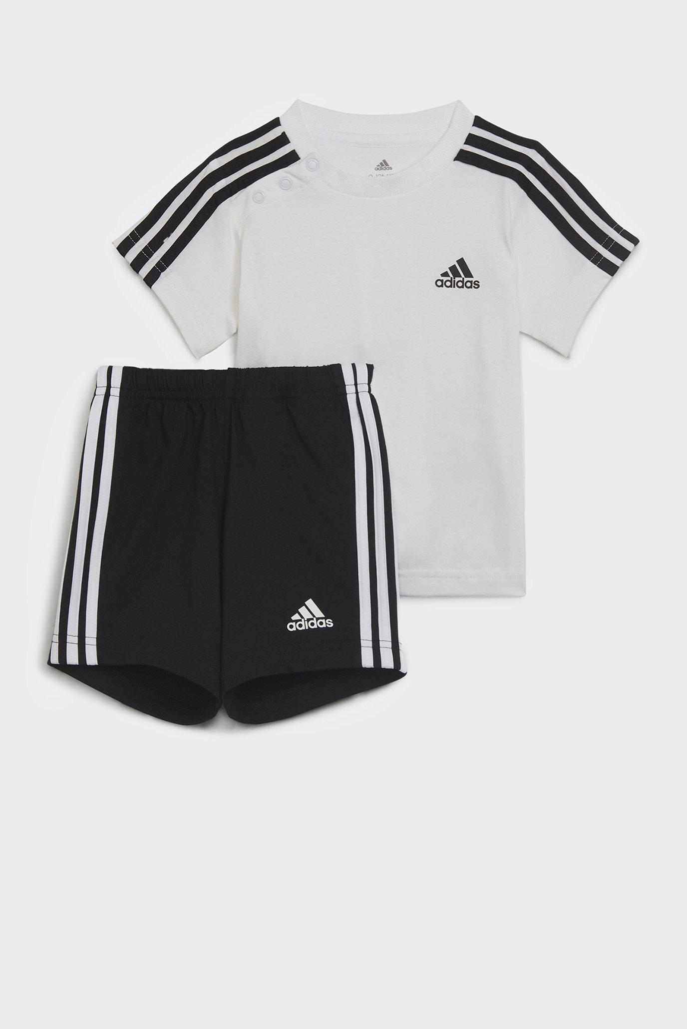 Дитячий білий комплект одягу (футболка, шорти) Essentials Sport 1