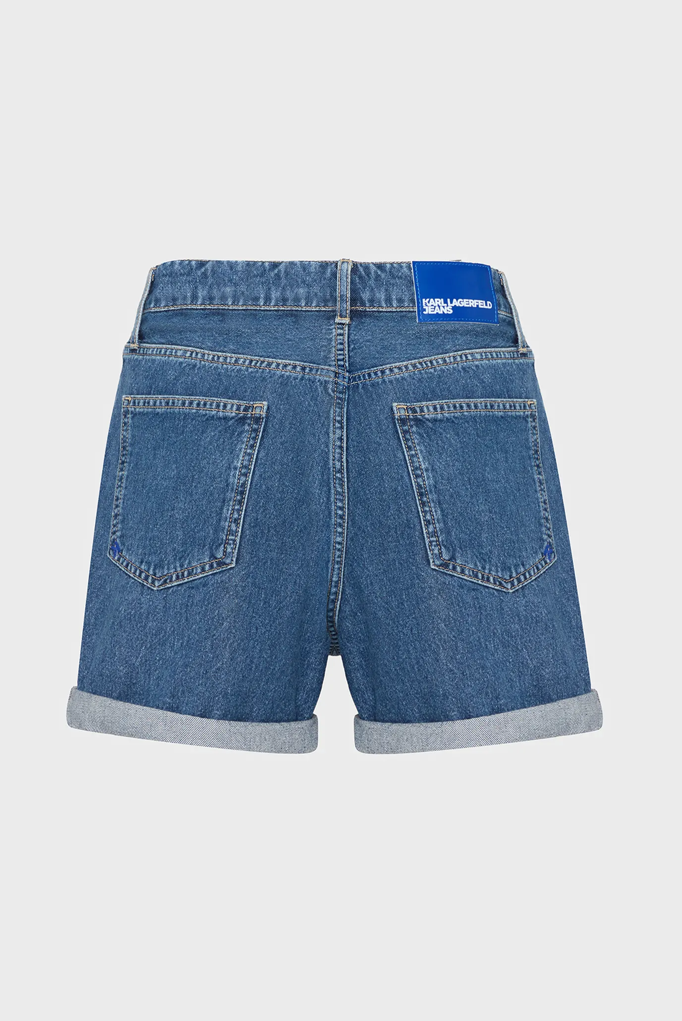 Жіночі сині джинсові шорти 2