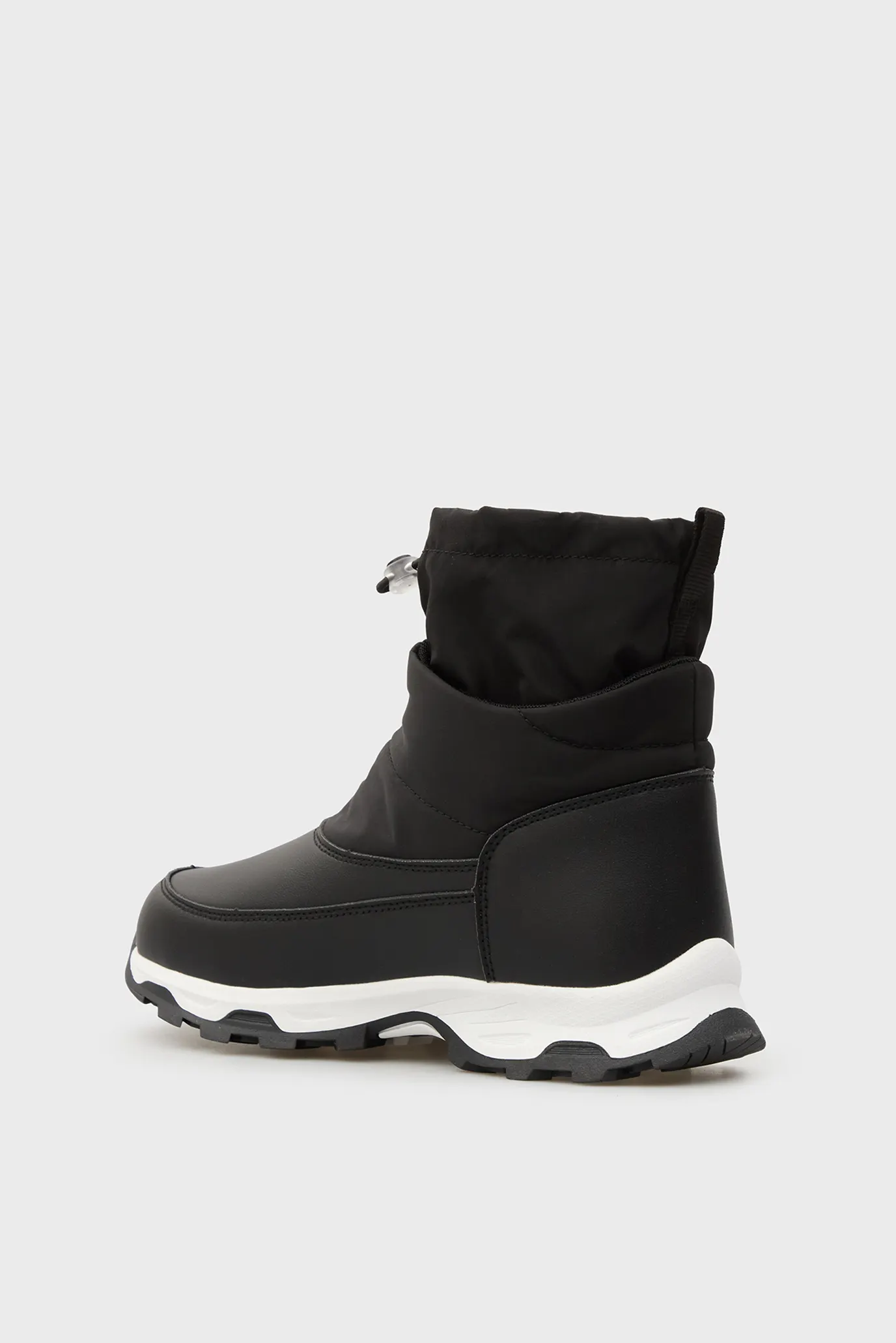 Детские черные дутики SNOW 5