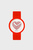 Женские красные часы O clock 4073