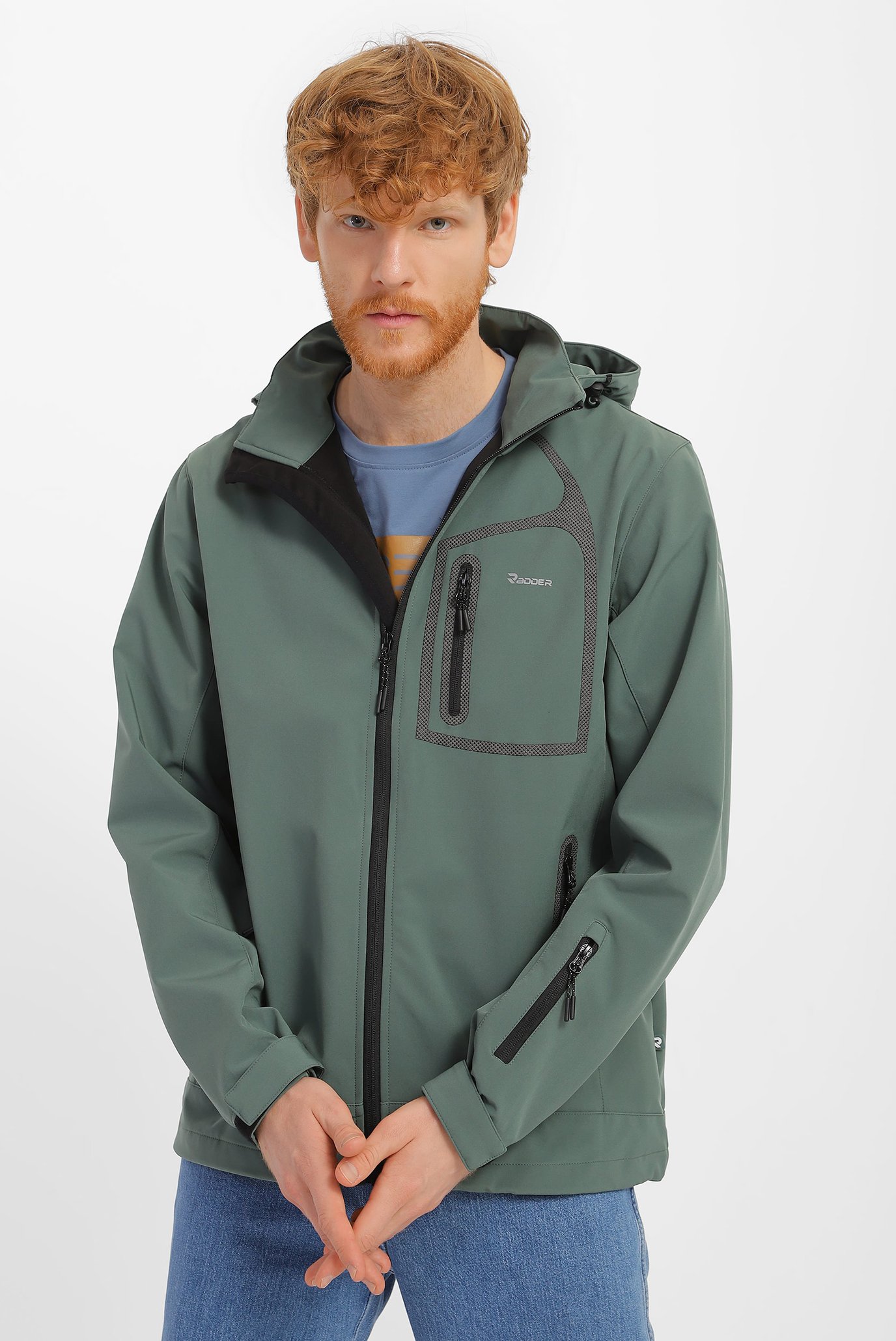 Мужская зеленая ветровка Nilson Radder 120007-310 — MD-Fashion