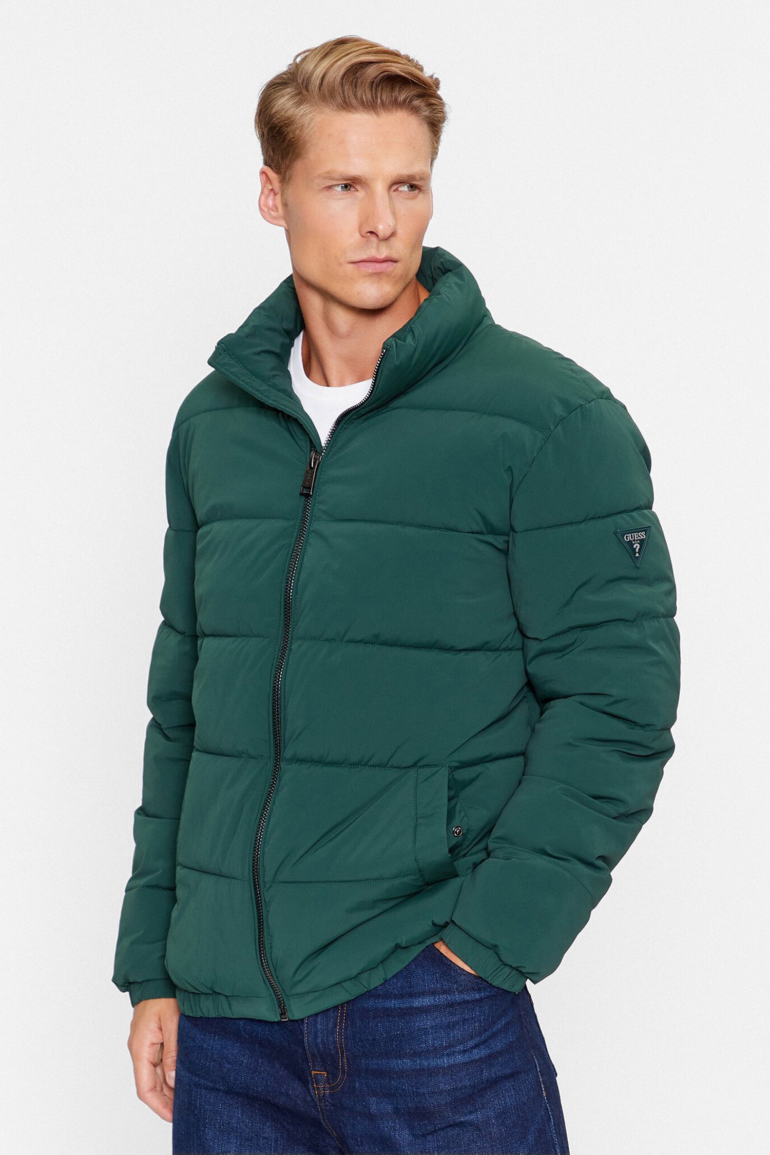 Мужская зеленая куртка 1