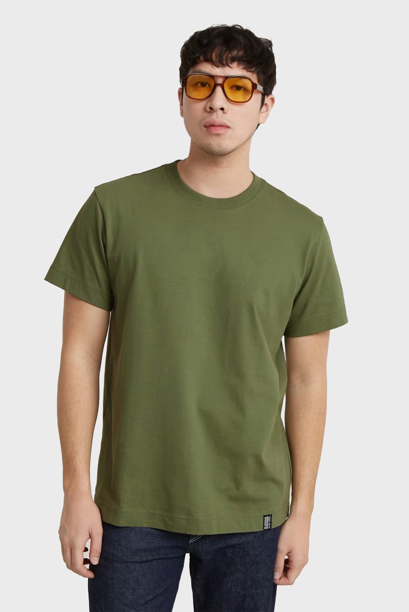 Чоловіча зелена футболка Essential loose r t 1