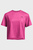 Жіноча рожева футболка з візерунком Vanish Energy Emboss Crop SS