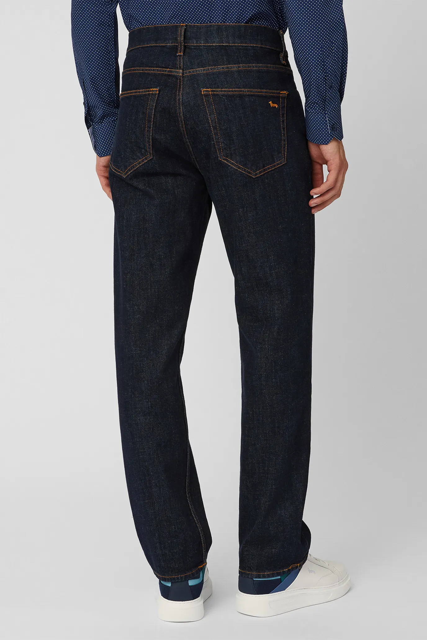 Мужские синие джинсы 3