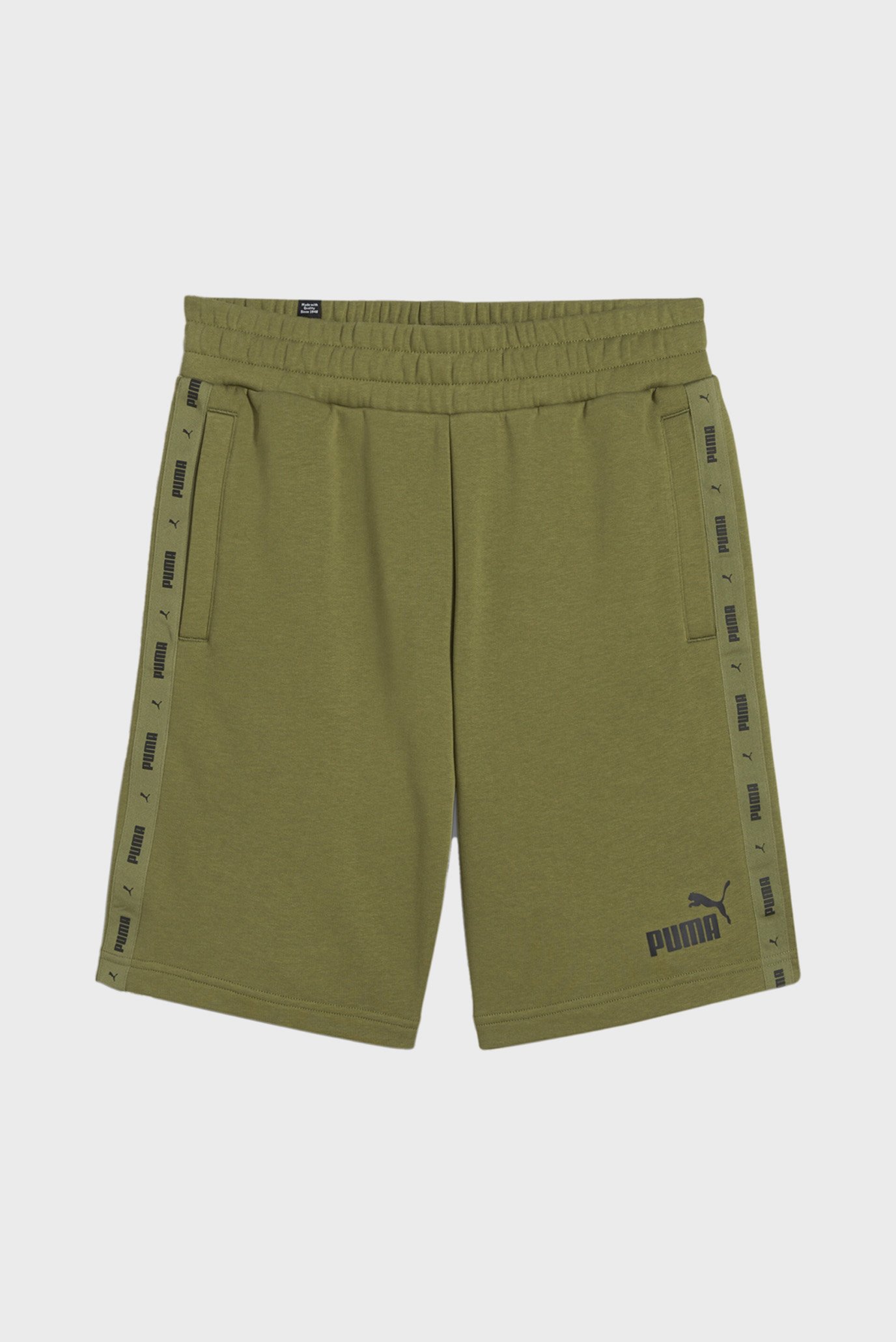 Мужские оливковые шорты Essentials+ Tape Men's Shorts 1
