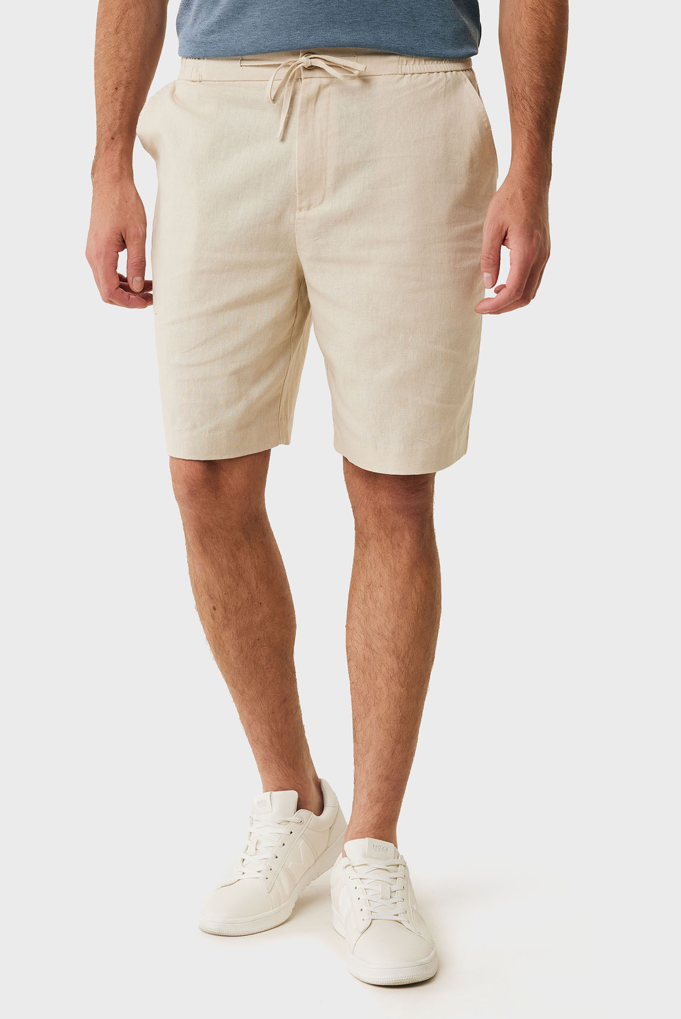 Мужские бежевые шорты DANIEL Basic linen shorts Бежевый XXL Mexx MF007300351M Мужские бежевые шорты DANIEL Basic linen shorts Бежевый XXL Mexx MF007300351M