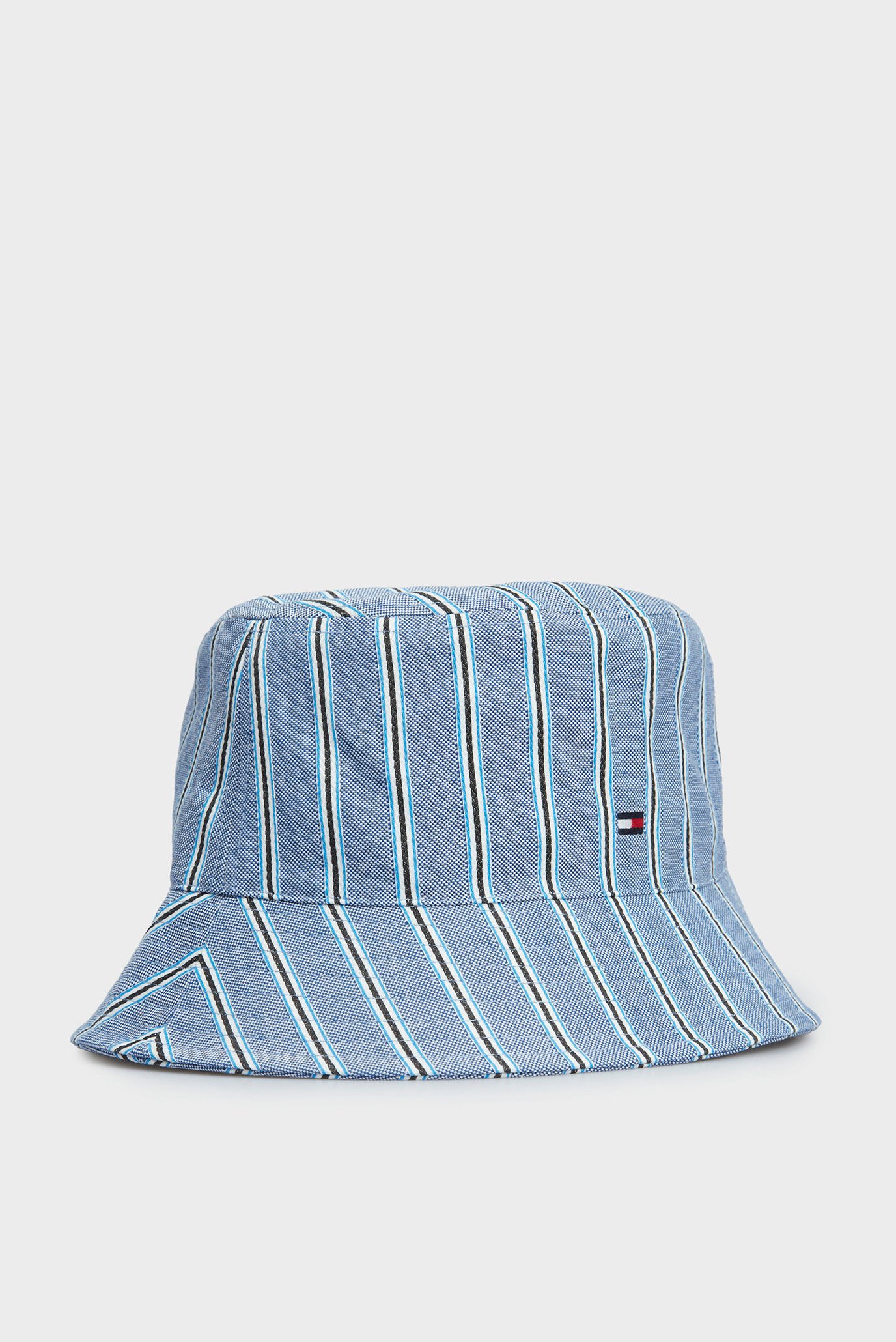 Женская синяя панама в полоску ESSENTIAL FLAG BUCKET HAT 1