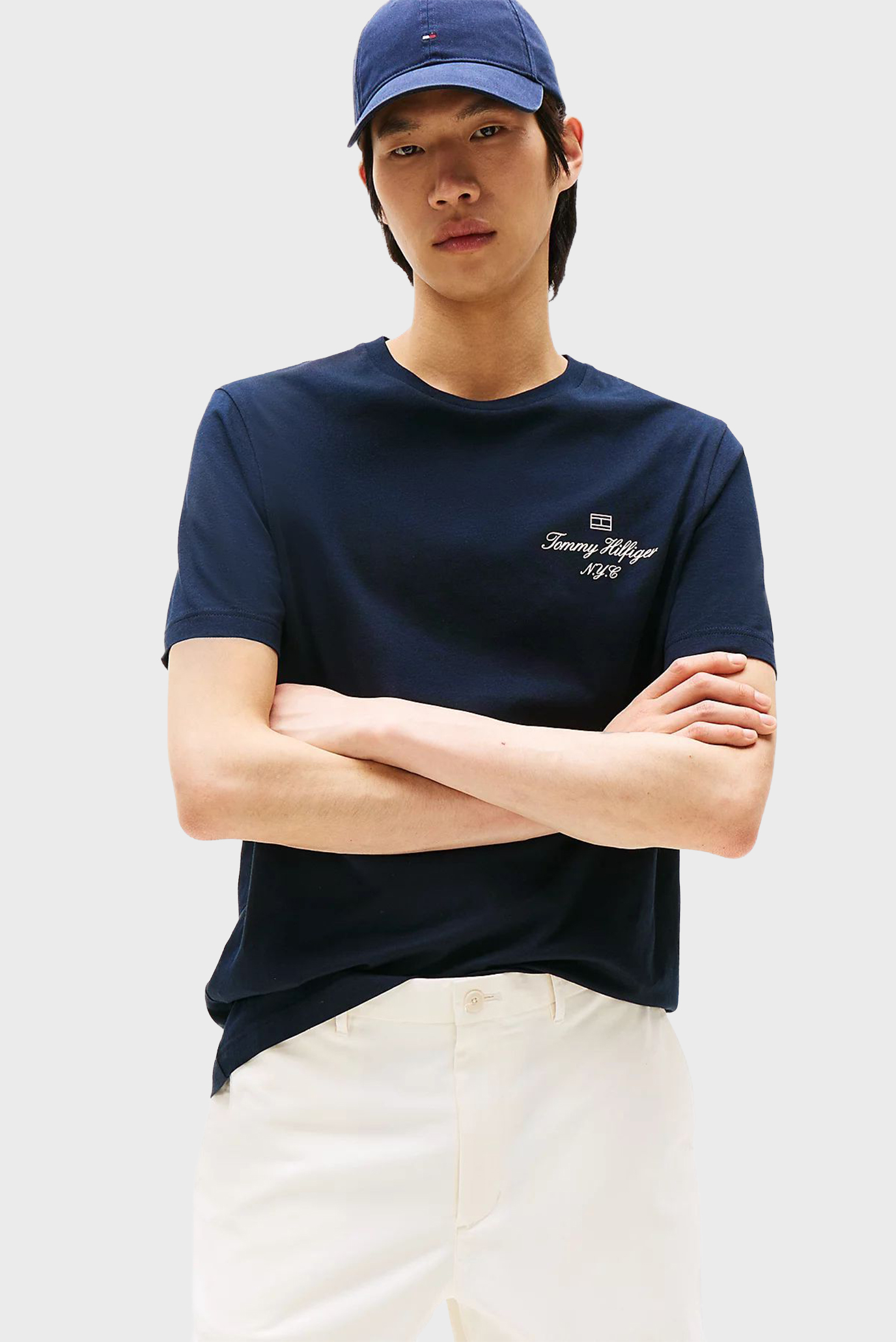Мужская темно-синяя футболка OUTLINE FLAG SCRIPT Синий XXL Tommy Hilfiger MW0MW39360 Мужская темно-синяя футболка OUTLINE FLAG SCRIPT Синий XXL Tommy Hilfiger MW0MW39360