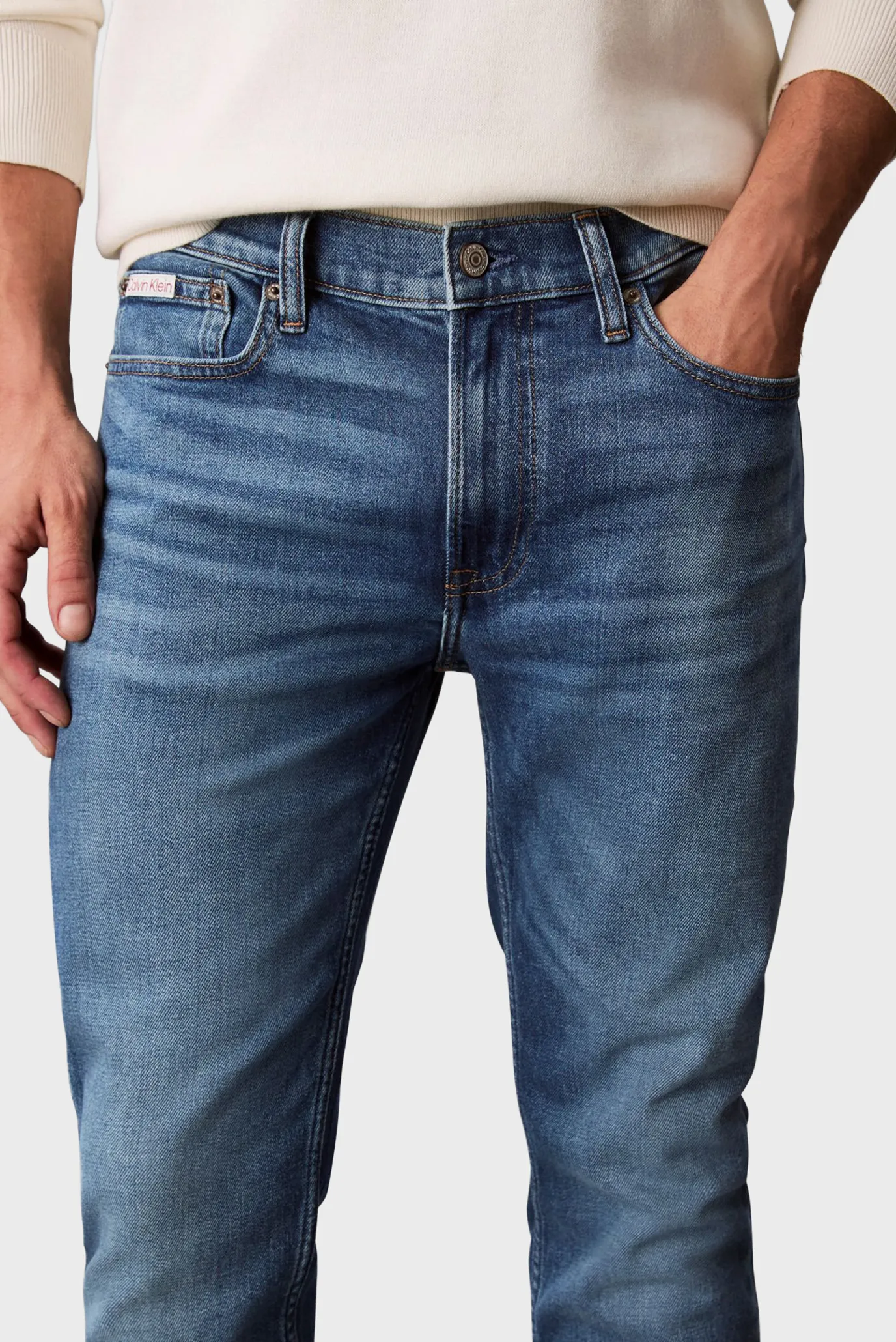 Мужские синие джинсы SLIM TAPER 4