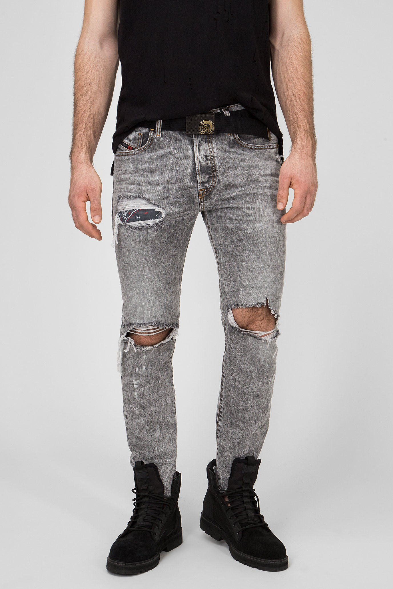 Чоловічі сірі джинси MHARKY 1