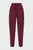 Женские бордовые спортивные брюки text logo