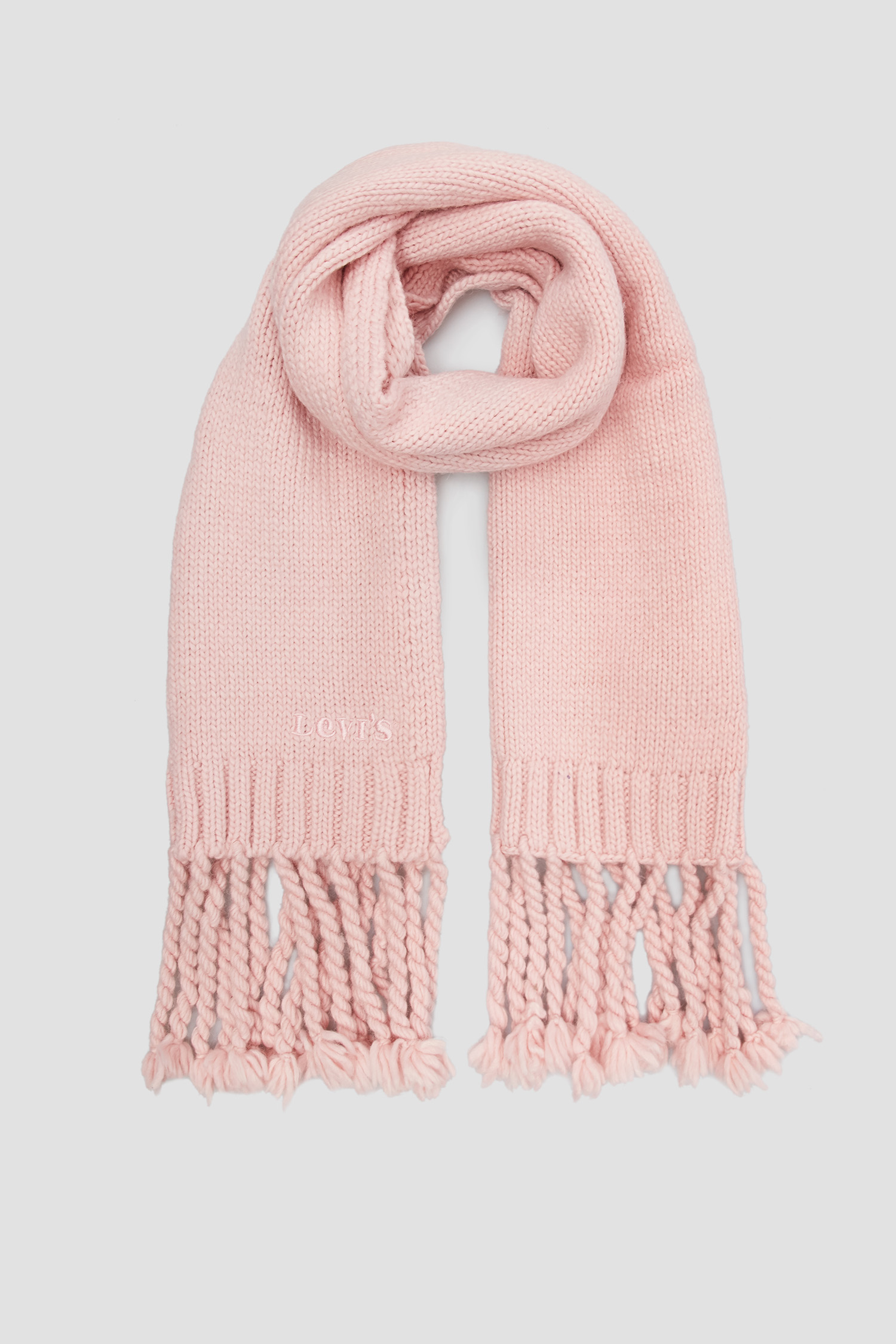 Женский розовый шарф 1