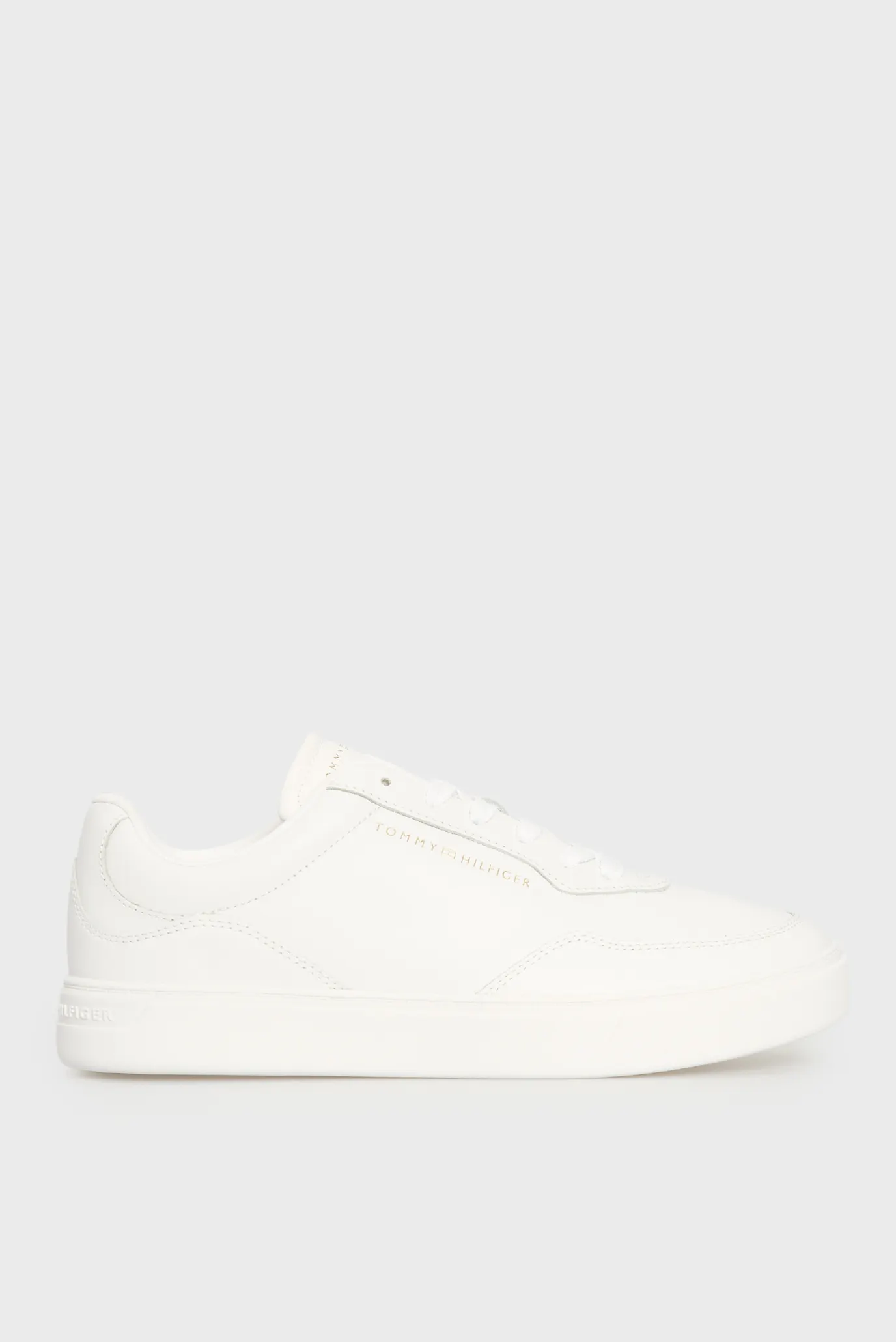 Женские белые кожаные сникерсы CASUAL CUPSOLE 1