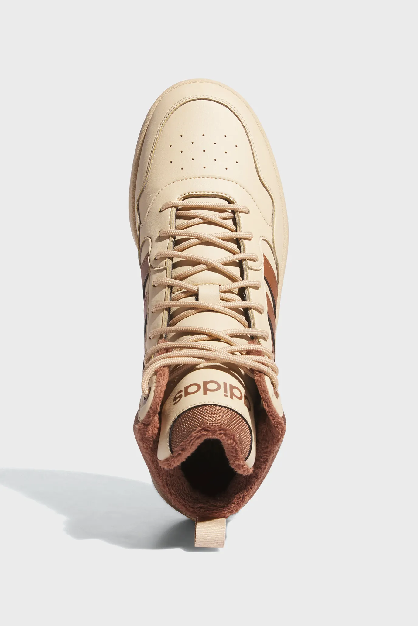 Чоловічі бежеві хайтопи Hoops 3.0 Mid Lifestyle Basketball Classic Fur Lining 2