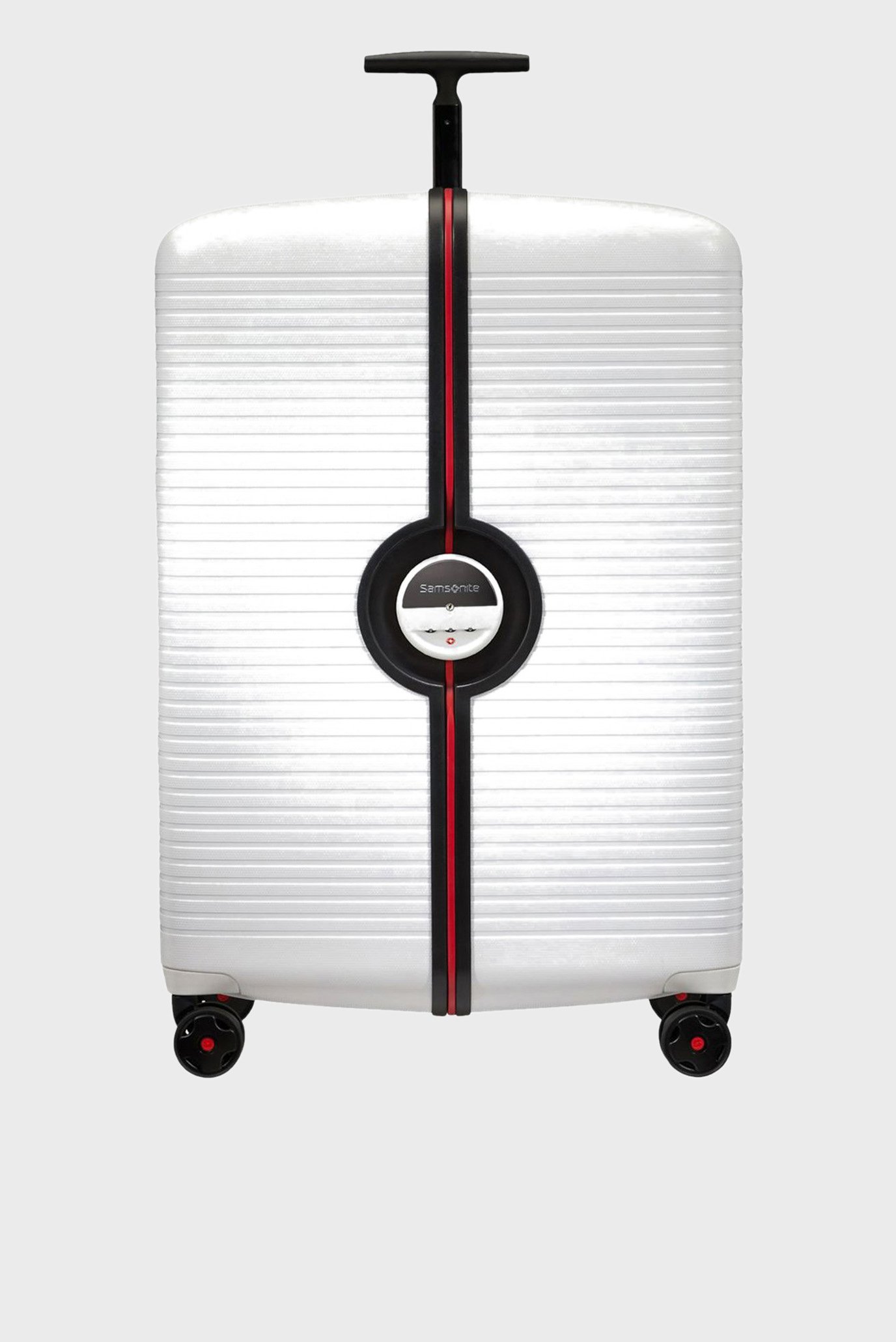Біла валіза 76 см Ibon WHITE 1