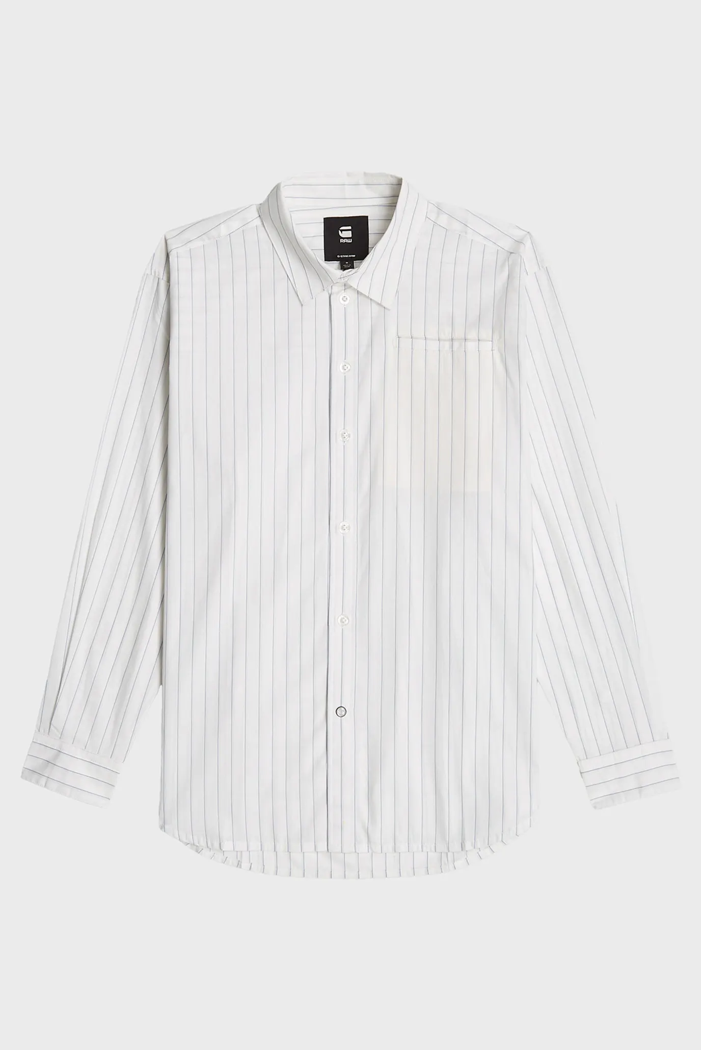 Жіноча біла сорочка у смужку Summer BF 7