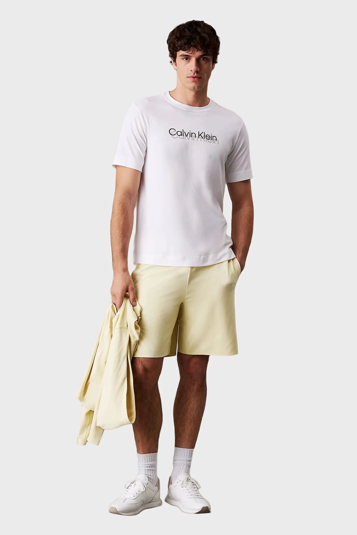 Мужская белая футболка PW - GRAPHIC S/S T-SHIRT 2