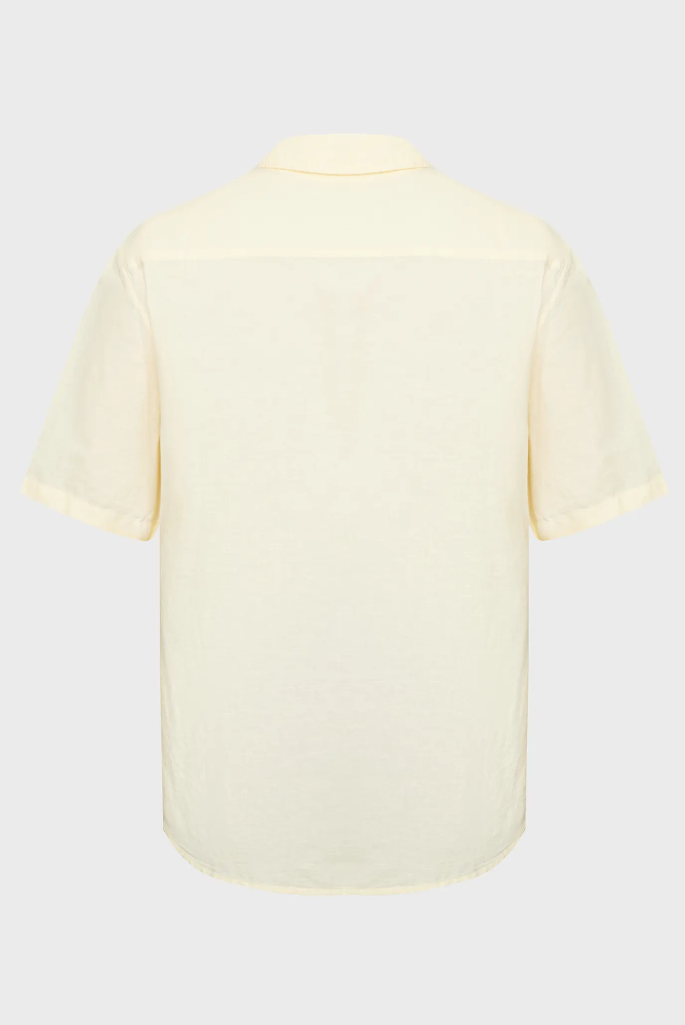 Мужская желтая рубашка S-OMAR-SSL 7