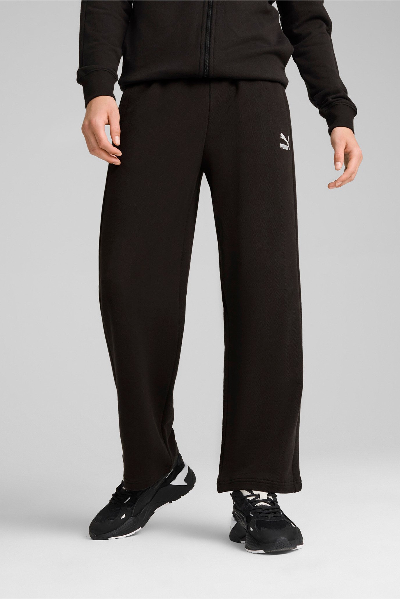 Чоловічі чорні спортивні штани T7 Relaxed Track Pants Men 1