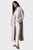 Женское серое шерстяное пальто DF WOOL COAT