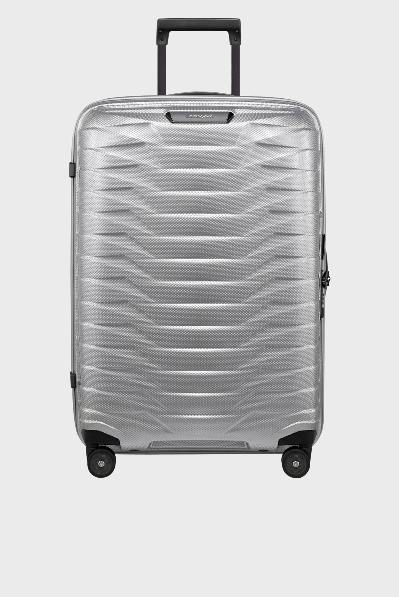 Серый чемодан 69 см PROXIS SILVER 1