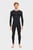 Чоловічий чорний комплект термобілизни (реглан, брюки) Drome
