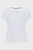 Жіноча біла футболка TJW SLIM ESSENTIAL RIB SS EXT