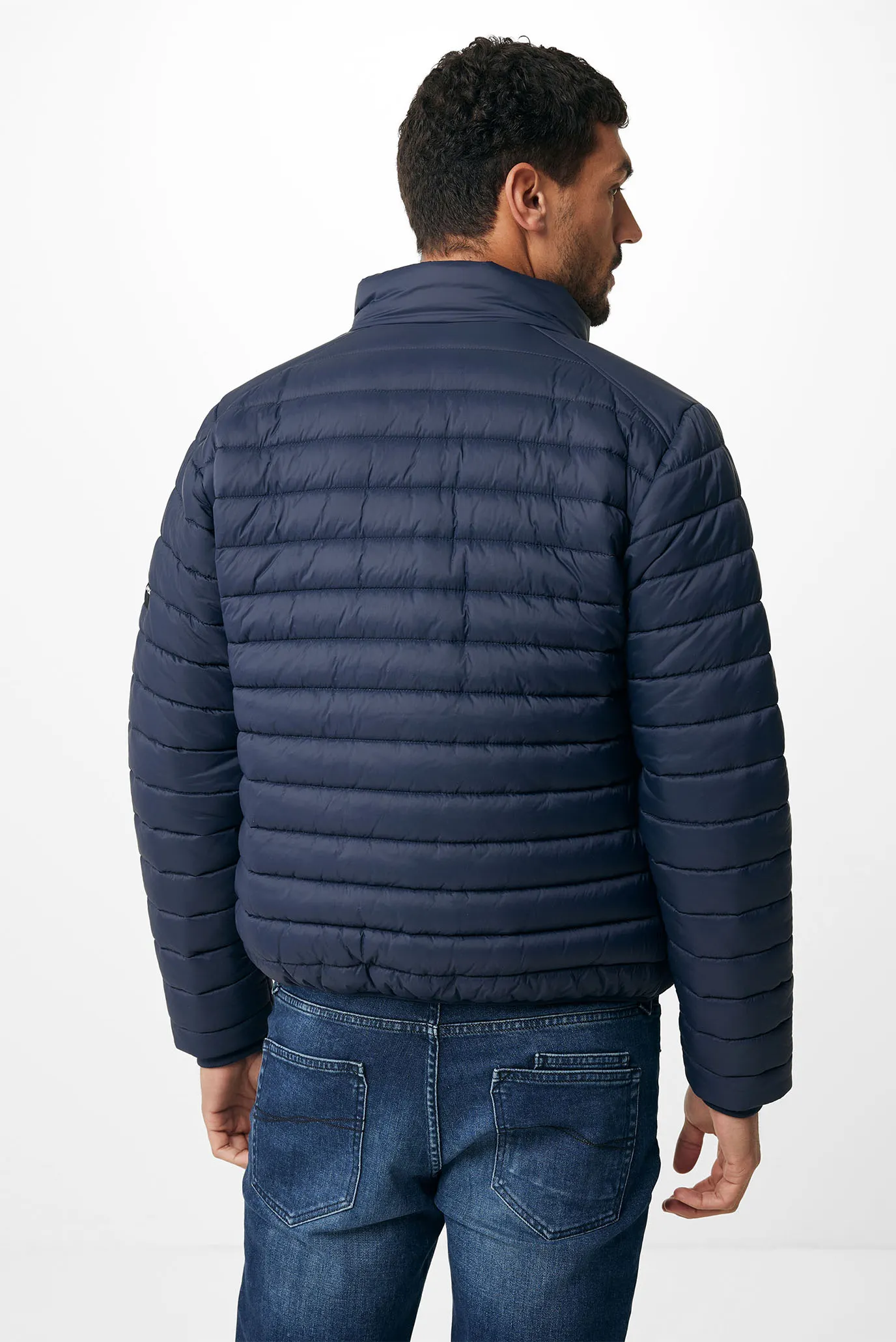 Чоловіча темно-синя куртка 3