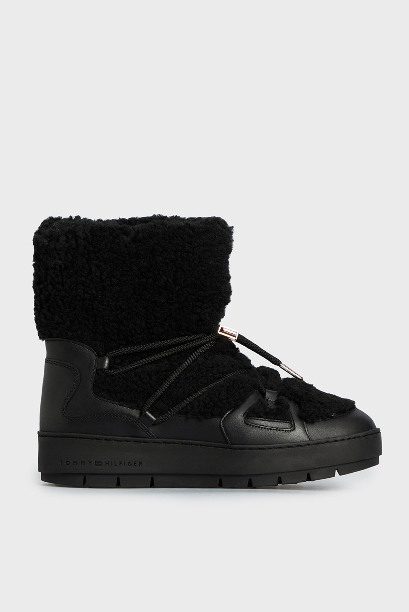 Женские черные луноходы TOMMY TEDDY SNOWBOOT 1