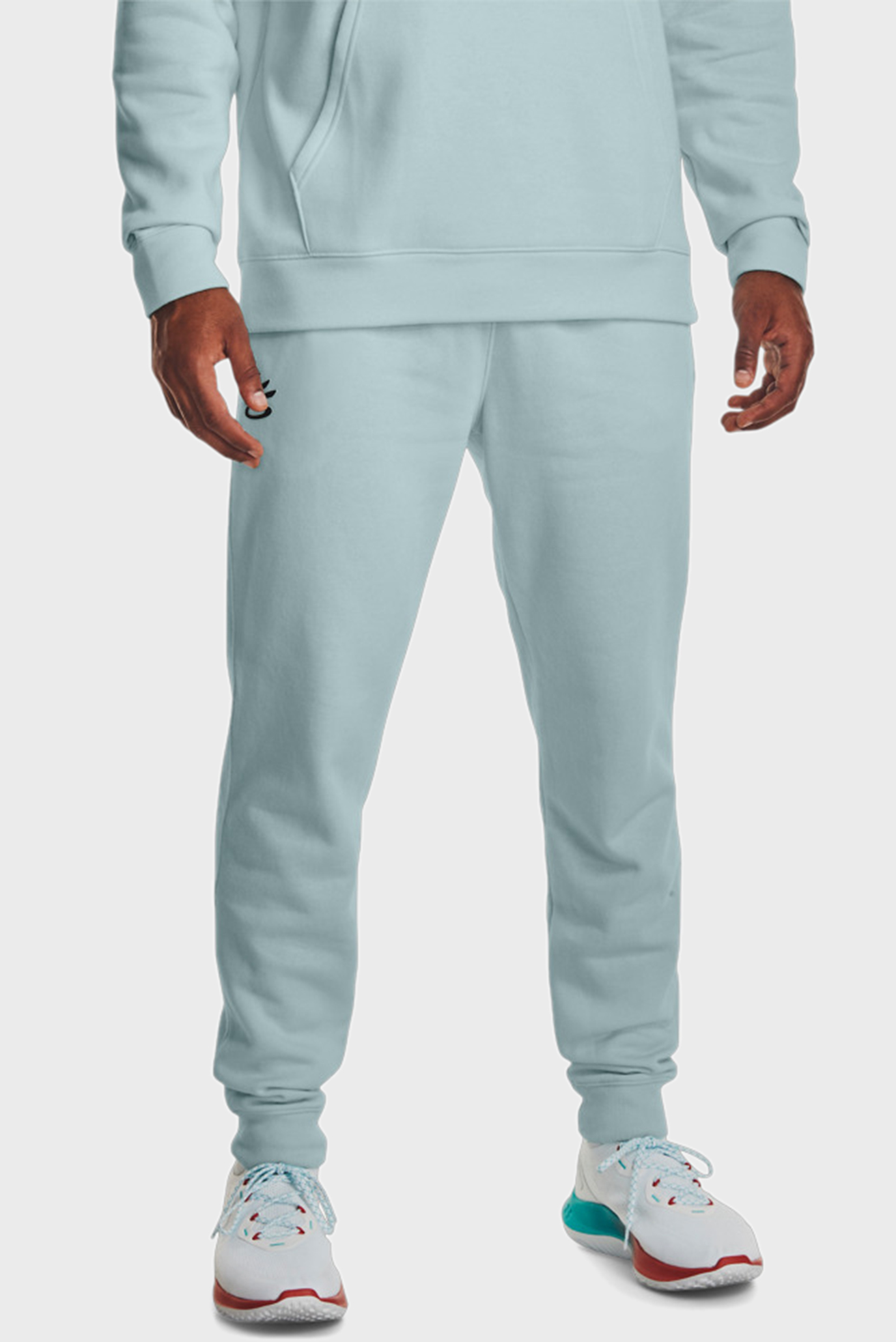 Мужские голубые спортивные брюки Curry Fleece Sweatpants 1