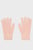 Жіночі персикові рукавички ORGANIC RIBS GLOVES