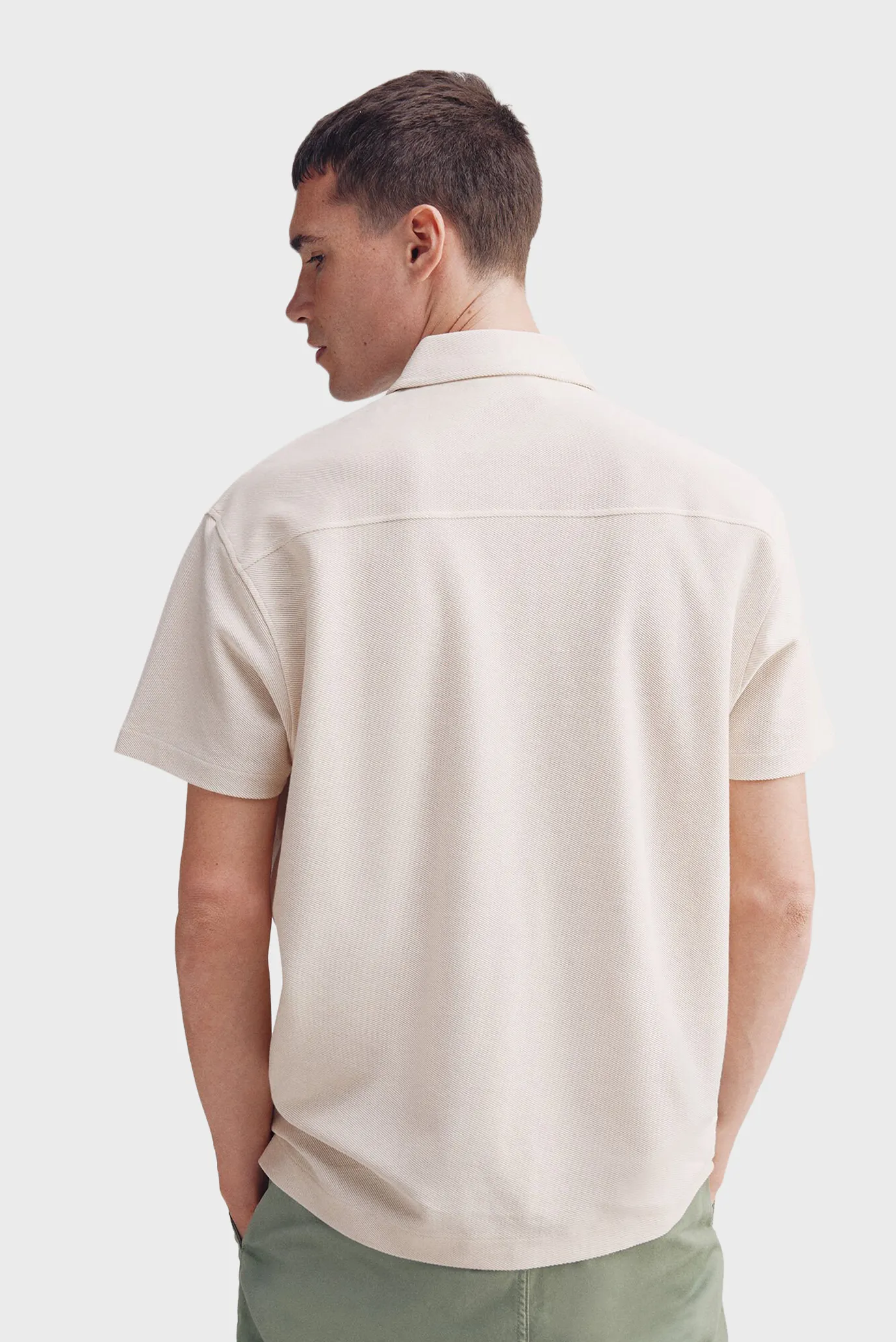 Чоловіче біле поло regular fit 3